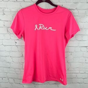 Under Armour Ribbon Tee - I run for ____ .